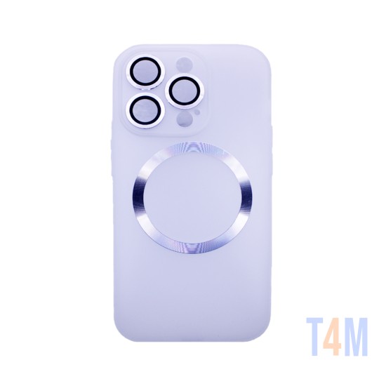 Capa Magnética com Lente de Câmara para Apple iPhone 14 Pro Branco